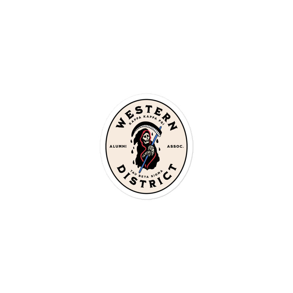 Western District Alumni Assoc. (3x3 Sticker)
