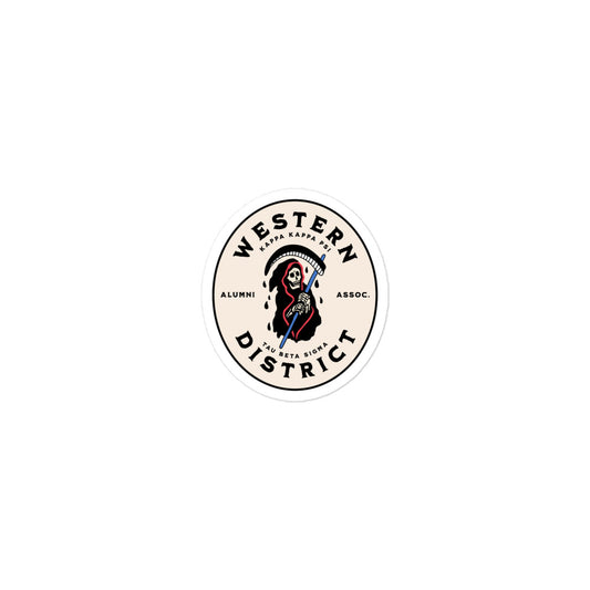 Western District Alumni Assoc. (3x3 Sticker)